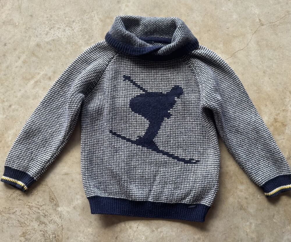 Mayoral Toddler Boy Sweater 4 Ski Sweater Collared Apres Ski Classic